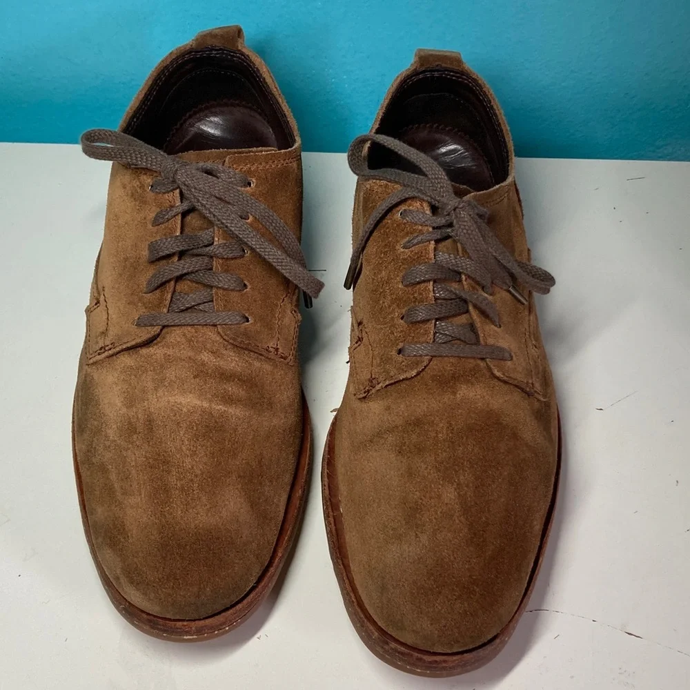 Timberland Boot Company Mens Size 9 Brown Suede Lace Up Oxfords